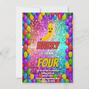 Invitation d'anniversaire de la bande dessinée Ban