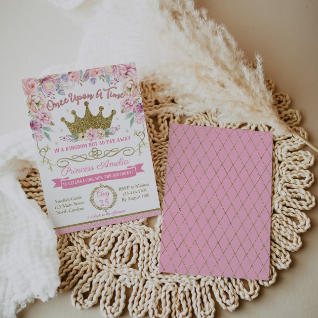 Invitation d'anniversaire de la princesse (Créateur téléchargé)