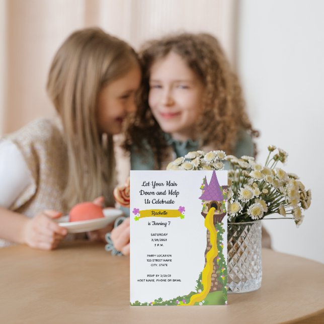 Invitation d'anniversaire de la princesse (Créateur téléchargé)