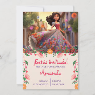 Invitation d'anniversaire de la princesse d'Amériq