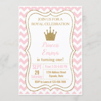 Invitation d'anniversaire de la princesse, invitat