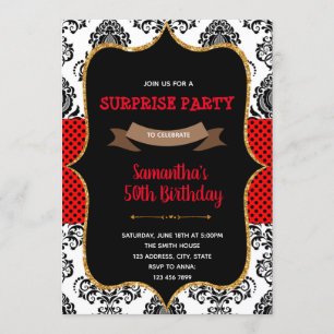 invitation d'anniversaire de la Saint-Valentin Dam