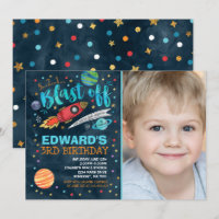 Invitation d'anniversaire de l'espace Partie spati