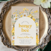 Invitation d'anniversaire de Little Honeybee