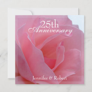 Invitation d'anniversaire de mariage