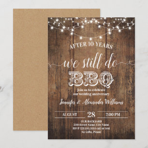 Invitation d'anniversaire de mariage Nous faisons