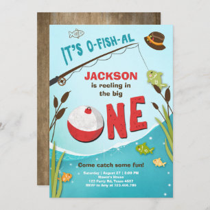 invitation d'anniversaire de pêche d'o-poisson-Al