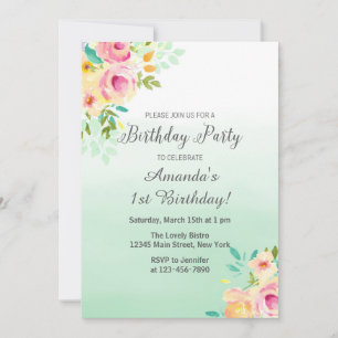 Invitation d'anniversaire de pêche et de pinte