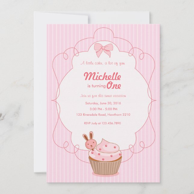 Invitation d'anniversaire de petit (Devant)