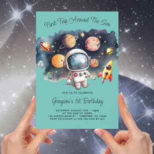 Invitation d'anniversaire de premier anniversaire