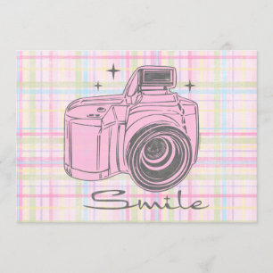 Invitation d'anniversaire de sourire