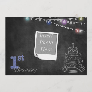 invitation d'anniversaire de tableau