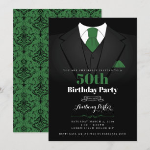 Invitation d'anniversaire de Tuxedo
