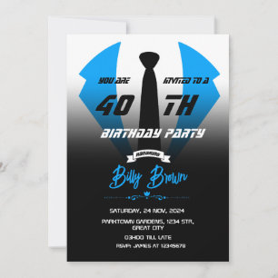 Invitation d'anniversaire de Tuxedo