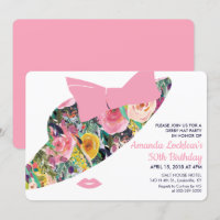 Invitation d'anniversaire Derby pour tout âge