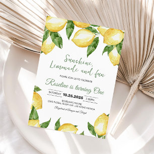 Invitation d'anniversaire d'été pour les enfants L
