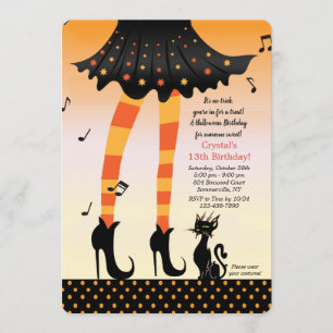 Invitation d'anniversaire d'Halloween