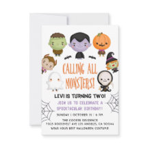 Invitation d'anniversaire d'Halloween