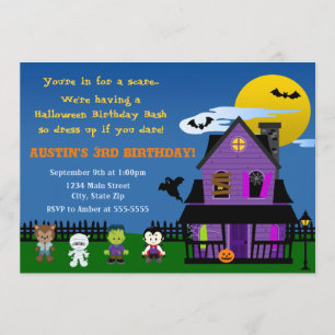 Invitation d'anniversaire d'Halloween