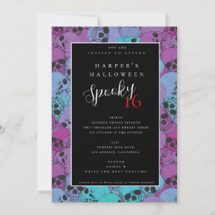 Invitation d'anniversaire d'Halloween