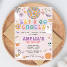 Invitation d'anniversaire d'Halloween, Halloween É