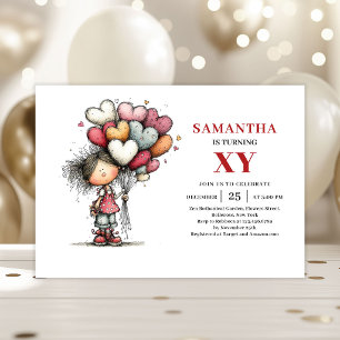 Invitation d'anniversaire drôle et fantaisiste pou