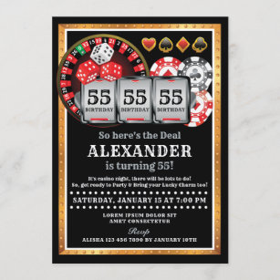 Cadeaux Anniversaire Casino Zazzle Ch
