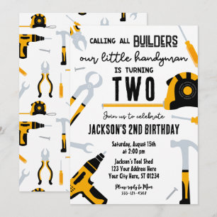 Invitation d'anniversaire du constructeur, Handyma