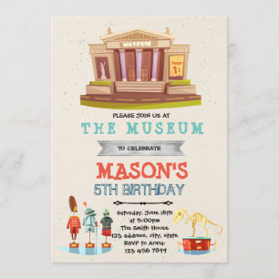 Invitation d'anniversaire du musée