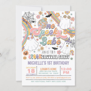 Invitation d'anniversaire d'un bébé Éffrayant - Fi