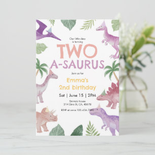 Invitation d'anniversaire d'une fille pour son pre