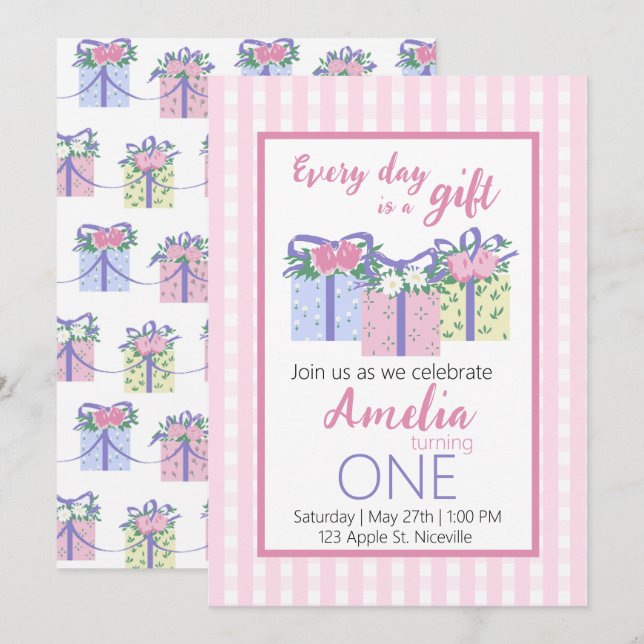 Invitation d'anniversaire EDIAG (Devant / Derrière)