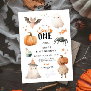 Invitation d'anniversaire éffrayant un Halloween