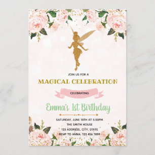 Invitation d'anniversaire enchantée