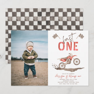 Invitation d'anniversaire Fast ONE   1er anniversa