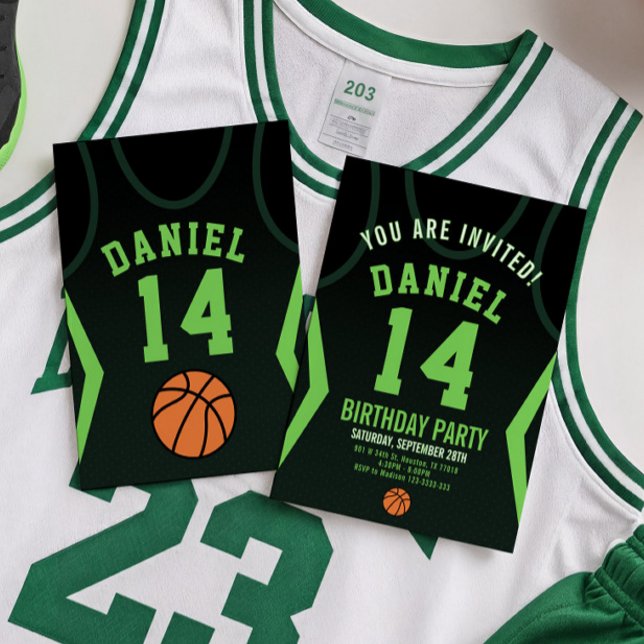 Invitation d'anniversaire garçon 14 (Créateur téléchargé)