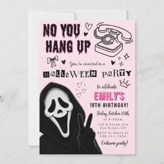 Invitation d'anniversaire Halloween