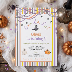 Invitation d'anniversaire Halloween Boo La La