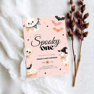 Invitation d'anniversaire Halloween Spooky One 1er