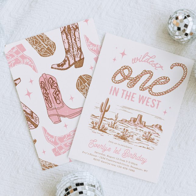 Invitation d'anniversaire la plus sauvage de l'Oue (Créateur téléchargé)