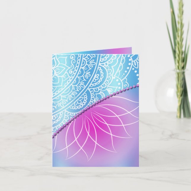 Invitation d'anniversaire Lace & Pearl (Devant)