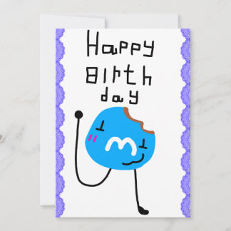 Invitation d'anniversaire M&M