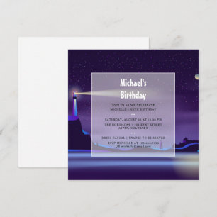Invitation d'anniversaire nautique