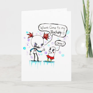 INVITATION D'ANNIVERSAIRE par Emi Boz/ Gus Fink