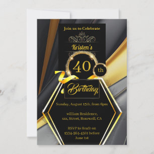 Invitation d'anniversaire personnalisable