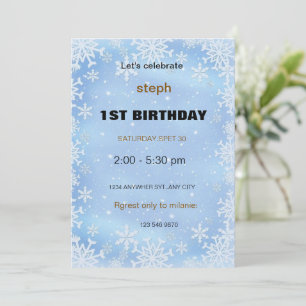 invitation d'anniversaire personnalisé