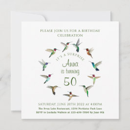 Invitation d'anniversaire personnalisée