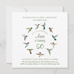 Invitation d'anniversaire personnalisée