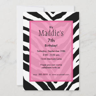 Invitation d'anniversaire personnalisée