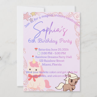 Invitation d'anniversaire personnalisée | Annivers